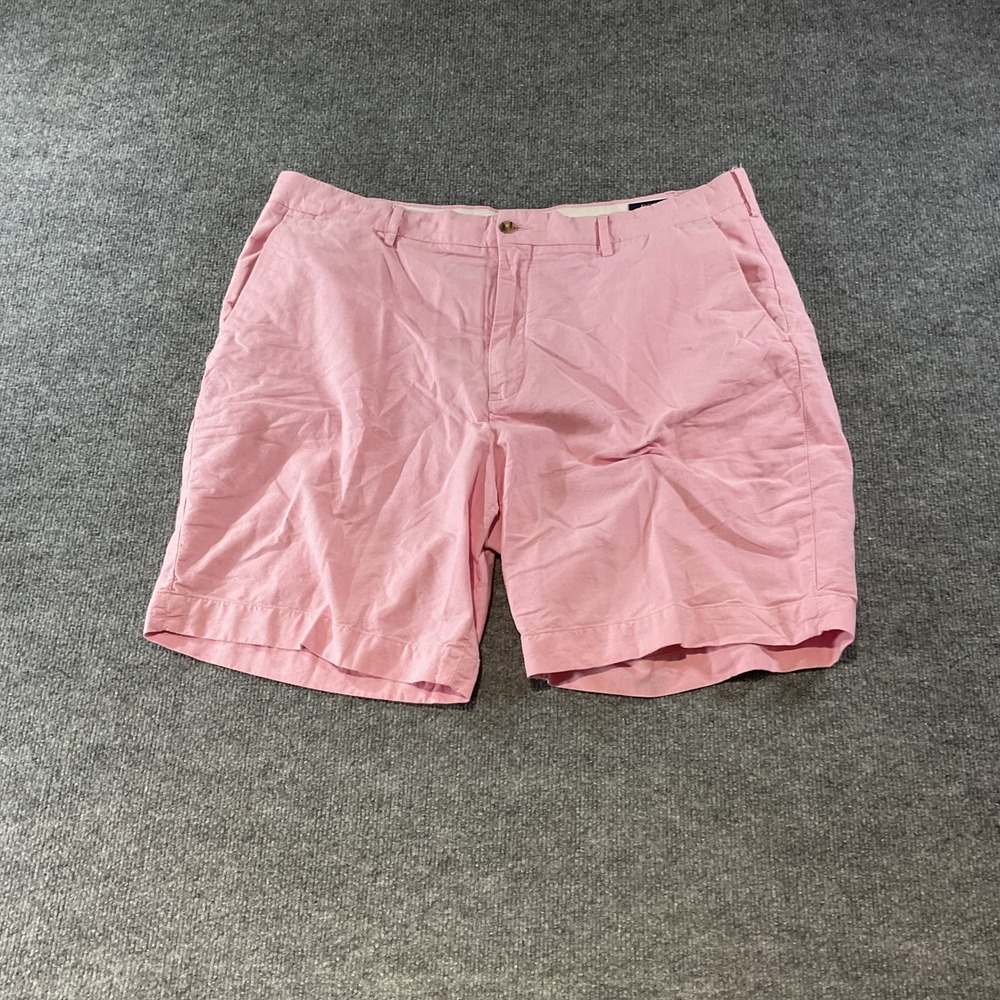 Polo Ralph Lauren Classic Fit 9 Inch Shorts Mens 40 Pink Cotton Blend Preppy